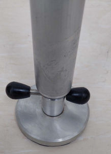 Picture of Berlebach Ceiling bracket with attachment for construction laser.