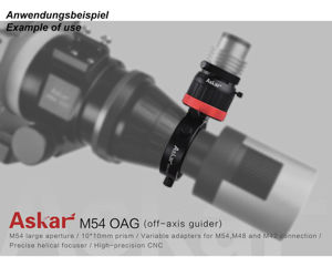 Picture of ASKAR Off-Axis Guider with T2, M48 and M54 Connectors at Telescope and Camera Side