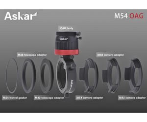 Picture of ASKAR Off-Axis Guider with T2, M48 and M54 Connectors at Telescope and Camera Side