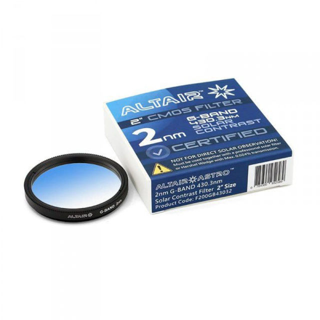 Bild von Altair 2nm G-Band Solar Kontrast Filter - 2" 430.3nm