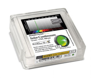 Picture of Baader 7.5 nm Solar Continuum Filter (540 nm) - 1.25" Filter Thread