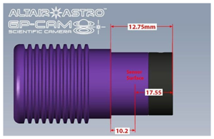 Picture of New Version: Altair 662C Colour USB3 Astronomy Camera
