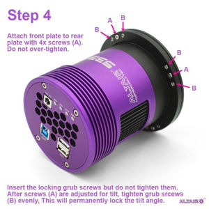 Tilt Adjuster Plate - Altair Hypercam TEC Camera