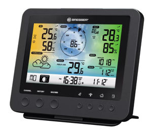 BRESSER WLAN-Farbwetterstation mit 5-in-1-Profi-Sensor