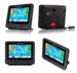 BRESSER WLAN-Farbwetterstation mit 5-in-1-Profi-Sensor