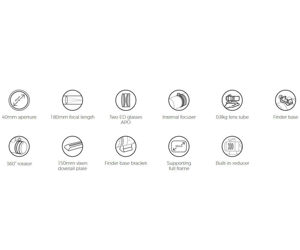 Askar FMA180 pro 180 mm f/4,5 Astrograph mit APO Objektiv
