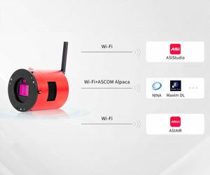 ZWO ASI2600MM Mono Astro Camera with Guiding Sensor and ASIAir - Sensor D=28.3 mm
