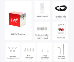 ZWO EAF Fokusmotor mit USB-C-Anschluss für Stromversorgung und Datenübertragung