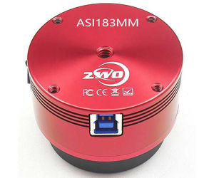 ZWO ASI183MM USB3.0 SW CMOS Kamera - Sensor D=15,9 mm, 2,4 µm Pixel