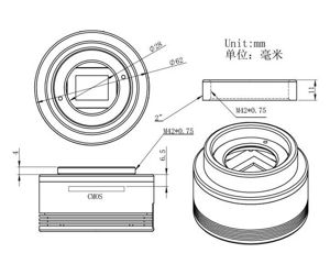 ZWO ASI183MM USB3.0 SW CMOS Kamera - Sensor D=15,9 mm, 2,4 µm Pixel