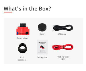 ZWO ASI676MC USB3.0 Farb Astrokamera - Sensor D=10,05 mm, 2,00 µm Pixel
