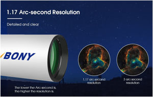 SVBONY SV503 Astronomicsches Teleskop 102mm F7 ED Refraktor OTA für Astrofotografie