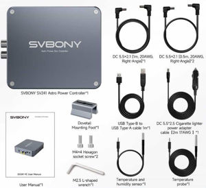 [W9193B] Astro Power Controller for Astrophotography, Plug and Play, SV241 Pro SVBONY