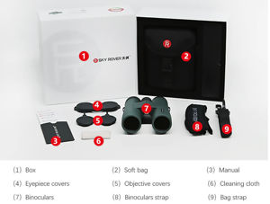 6x32/8x42/10x42/10x50/12x50/12x56/15x56 APO Rover Binoculars