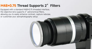 SVBONY SV535 APO-Teleskopobjektiv, f/2.8, 105 mm Brennweite [W9317A]