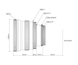 Askar 0,8x Reducer/Korrektor für 120 mm Apo