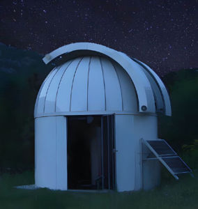 APM Kuppel 2.4 Meter/Basishöhe 1.25 Meter  (Made in Europa, mit Shutter)