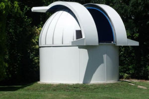 APM Kuppel 4 Meter/Basishöhe 1.25 Meter  (Made in Europa, mit Shutter)