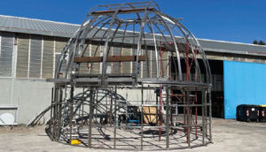 APM Kuppel 5 Meter/Basishöhe 1.25 Meter  (Made in Europa, mit Shutter)