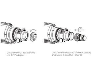 Askar 1,0x Korrektor für den 140mm f7 Triplet APO