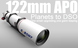 SVBONY SV550 APO Refraktor, Apochromatisches Triplet 122mm f/7 Teleskop für Deep-Sky-Astrofotografie [F9381C]