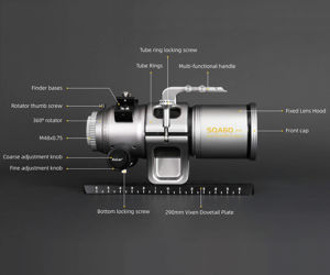 Askar SQA60 pro - 60 mm f/4,6 Sextuplet Petzvalastrograph