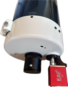 Astroprints Anbaukit für ZWO EAF PRO Motorfokus an Skywatcher Maksutov 180/2700