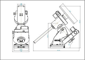 Fornax 155 Montierung mit MC5 Controlle