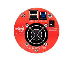ZWO Farb Astrokamera ASI533MC Pro gekühlt, Chip D= 16 mm, 3,76 µm Pixelgröße