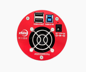 ZWO MONO Astrokamera ASI533MM Pro gekühlt, Chip D= 16 mm, 3,76 µm Pixelgröße