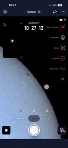 Astroprints solar filter with Baader ND 3.8 film for the Seestar S50 PRO from ZWO