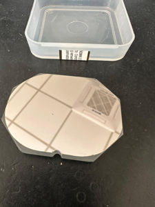 Bild von rechteckiger Planspiegel 61 mm Länge,  46 mm Breite, Pyrex