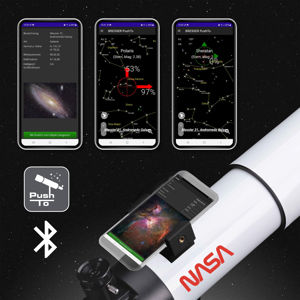 ISA Space Exploration PushTo AR-70/350 Smart-Teleskop im NASA-Look