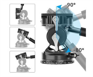 TS-Optics Fluid Neigekopf / Polhöhenwiege für Seestar, Dwarf, AstroTrack