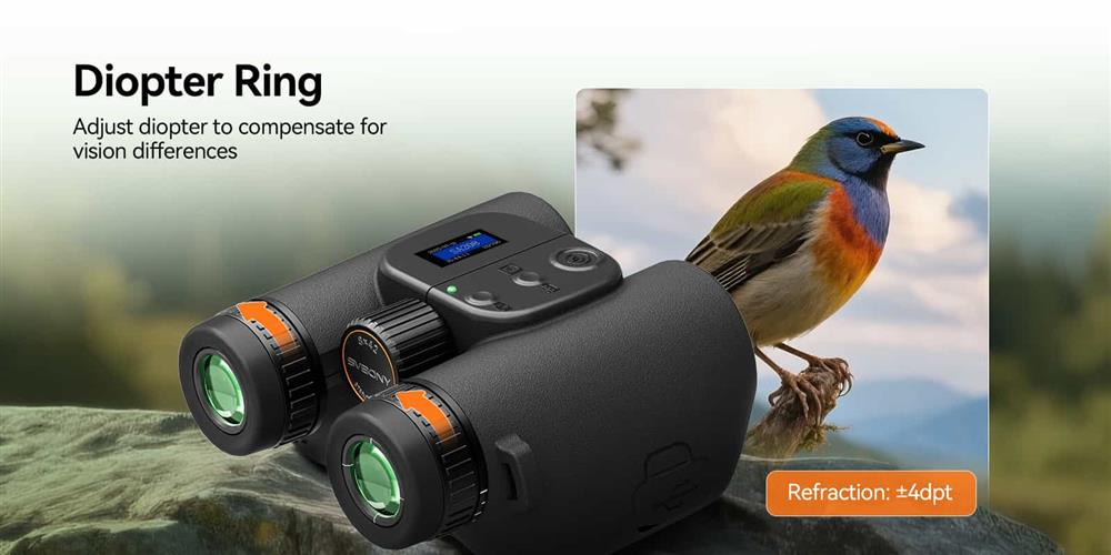 SA208 8x42 Integrated ED Binoculars with photos and videos (6MP) – for Bird Watching & Outdoor Observation