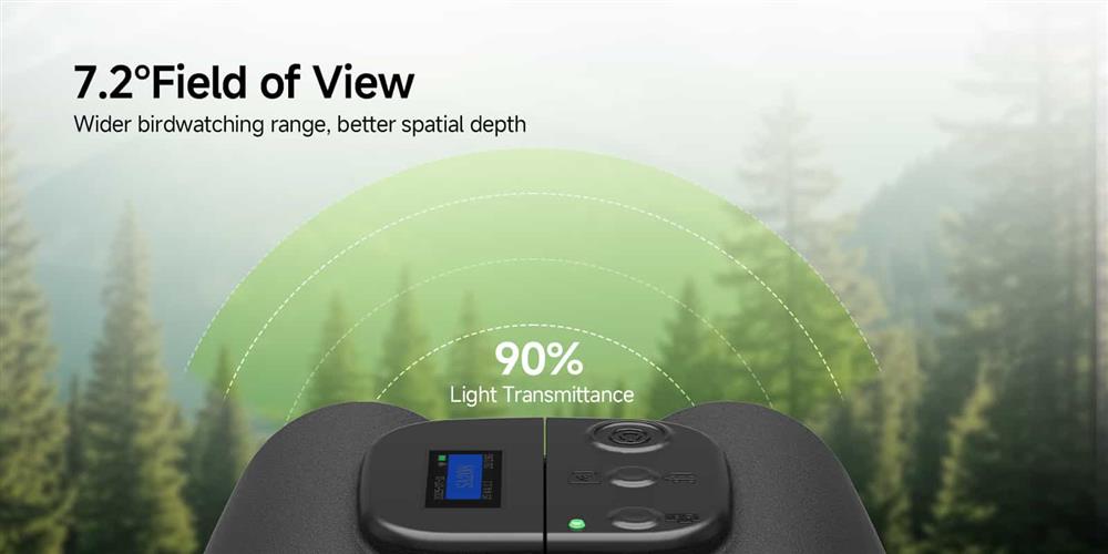 SA208 8x42 Integrated ED Binoculars with photos and videos (6MP) – for Bird Watching & Outdoor Observation
