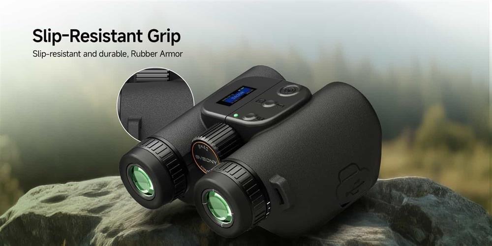 SA208 8x42 Integrated ED Binoculars with photos and videos (6MP) – for Bird Watching & Outdoor Observation
